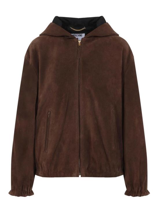 26FW 모스키노 가죽 자켓 262DA370354720102 BROWN