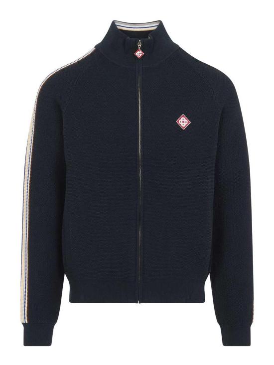 26FW 카사블랑카 긴팔 티셔츠 MAW26KW150901NAVY DARK BLUE