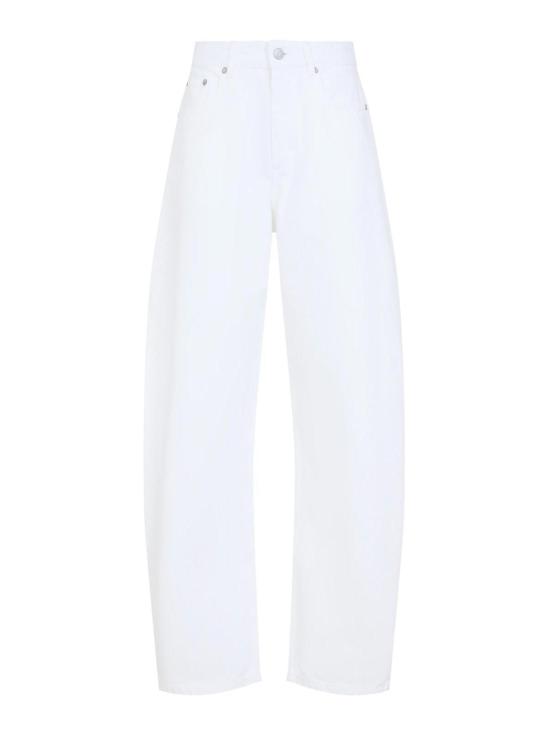 26FW 알라이아 스트레이트 팬츠 AA9P1280D027D000 WHITE