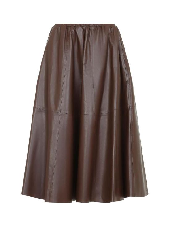 26FW 알베르타 페레티 미디 스커트 370551900103 BROWN - ALBERTA FERRETTI