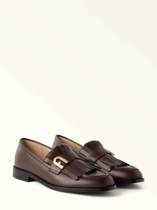 26FW 훌라 로퍼 YM47FL1T200002460S DARK BROWN - FURLA