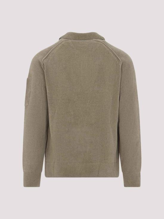 26FW 씨피 컴퍼니 셔닐 코튼 폴로 니트 21CMKN198A005558G340 YELLOW - C.P. COMPANY