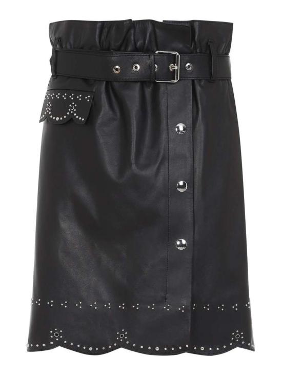 26FW 마르니 가죽 자켓 GOMX0883UXULA77200N99 BLACK