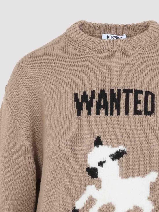 26FW 모스키노 탑 262DA090554021081 BEIGE - MOSCHINO