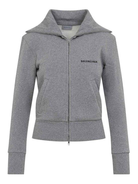 26FW 발렌시아가 피티드 집업 스웨트셔츠 자켓 A009S3TUVA48519 GREY