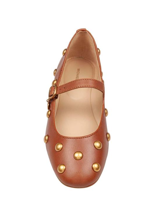 26FW 마이클 코어스 플랫 슈즈 40T6NLFP2L230 LIGHT BROWN - MICHAEL KORS