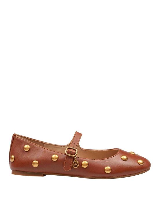 26FW 마이클 코어스 플랫 슈즈 40T6NLFP2L230 LIGHT BROWN