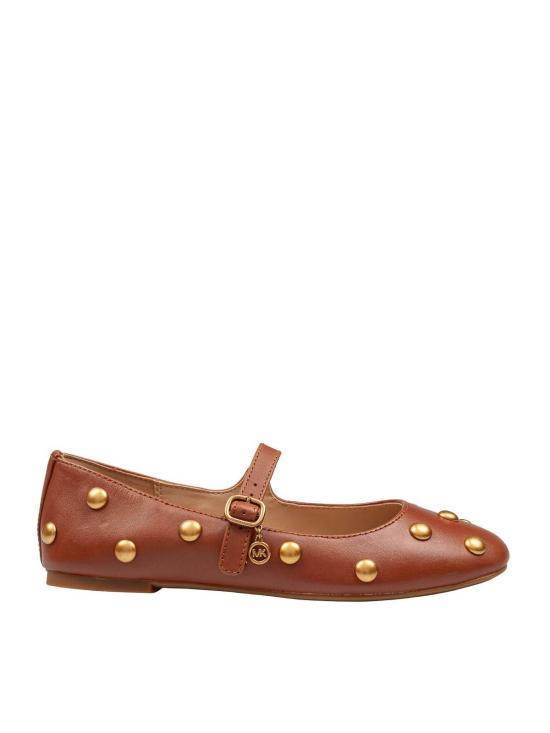 26FW 마이클 코어스 플랫 슈즈 40T6NLFP2L230 LIGHT BROWN - MICHAEL KORS