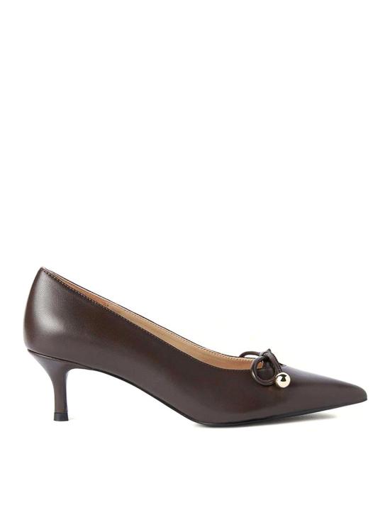 26FW 훌라 힐/펌프스 YM21FPOX300002460S DARK BROWN