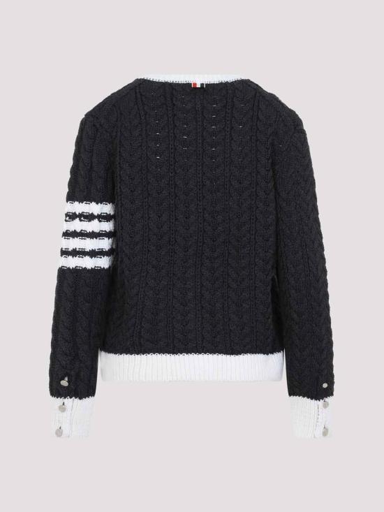 26FW 톰브라운 가디건 FKC724AY1024025 DARK GREY - THOM BROWNE
