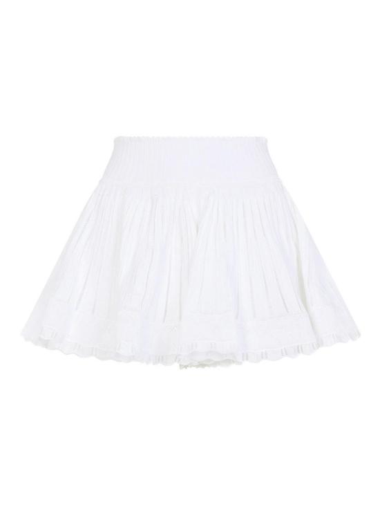26FW 알라이아 숏 원피스 AA9P1123M7126000 WHITE