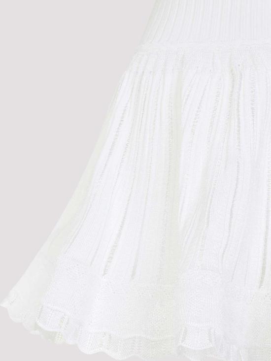 26FW 알라이아 숏 원피스 AA9P1123M7126000 WHITE - ALAIA