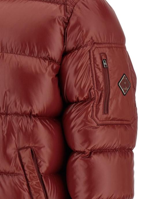 에르노 마야 후드 쇼트 다운 재킷 PI001416U12973 6705 BORDEAUX - HERNO