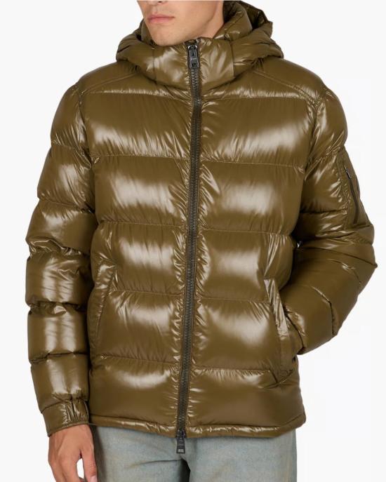  에르노 마야 후드 쇼트 다운 재킷 PI001416U12973 7740 MILITARE - HERNO