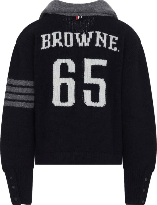  톰브라운 니트 베스트 MKJ146BY1047415NAVY DIVERS - THOM BROWNE