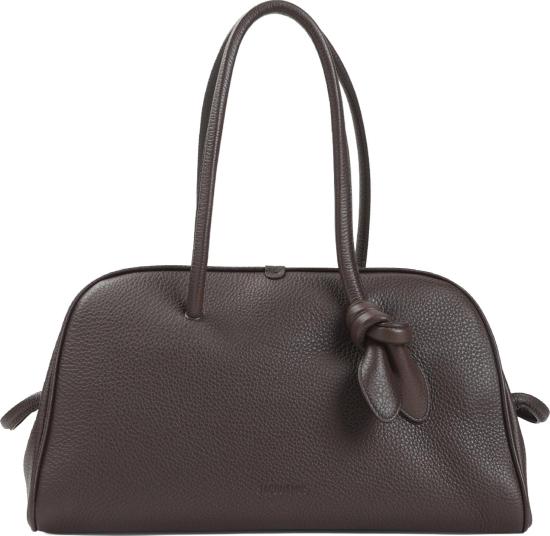  자크뮈스 투리스모 소프트 볼링백 BAU00417AC03A03880DARKBROWN DIVERS - JACQUEMUS