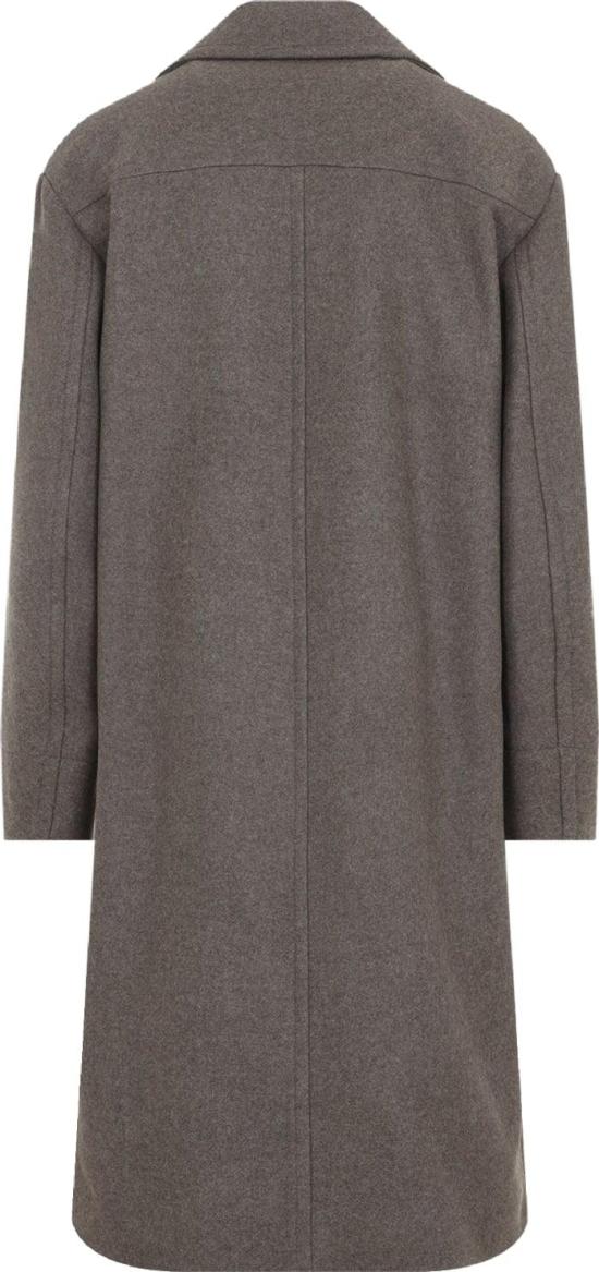  드리스 반 노튼 코트 2620202144216811TAUPE DIVERS - DRIES VAN NOTEN
