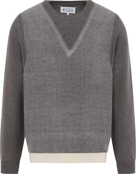  마르지엘라 스웨터 S50HL0086M13304812FMUDECRU DIVERS - MAISON MARGIELA