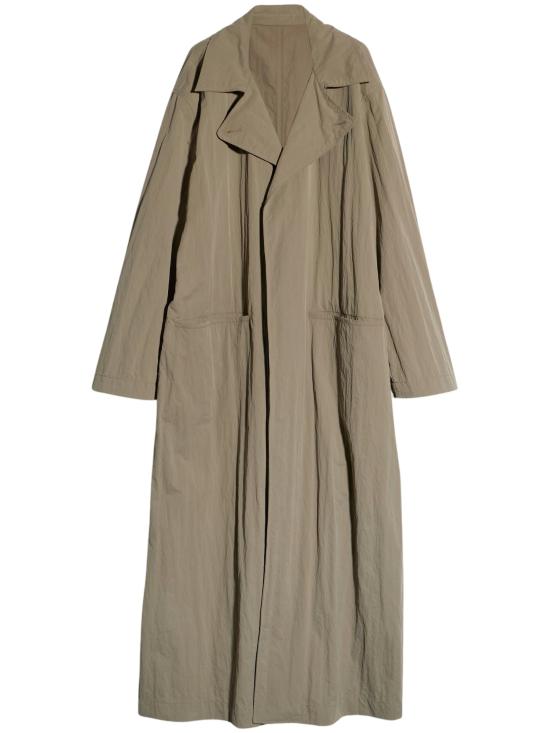 26FW 구찌 워시드 매트 나일론 트렌치 코트 A007E5 ZAVTM1014 BEIGE