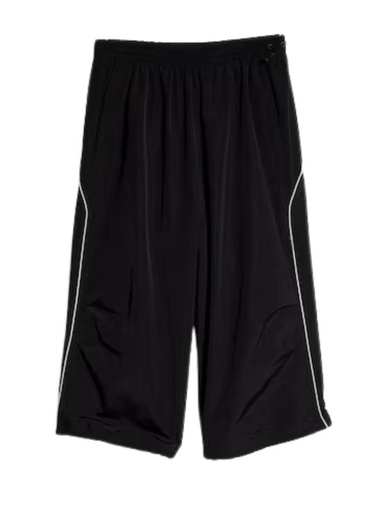 26FW 구찌 코튼 나일론 버뮤다 팬츠 A009TY ZAVPV1000 BLACK