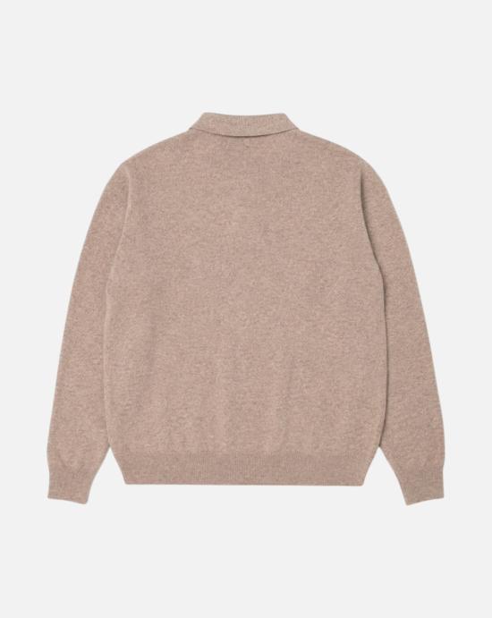 26FW 에드몬드 스튜디오 폴로 티셔츠 3266003060 PLAIN TAN BROWN - EDMMOND STUDIOS