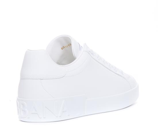 26FW 돌체앤가바나 카프스킨 포르토피노 스니커즈 CS1772 A106580001 WHITE - DOLCE & GABBANA