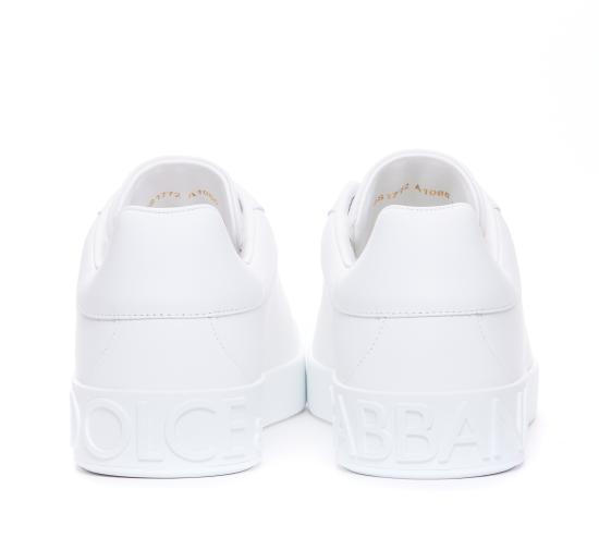 26FW 돌체앤가바나 카프스킨 포르토피노 스니커즈 CS1772 A106580001 WHITE - DOLCE & GABBANA