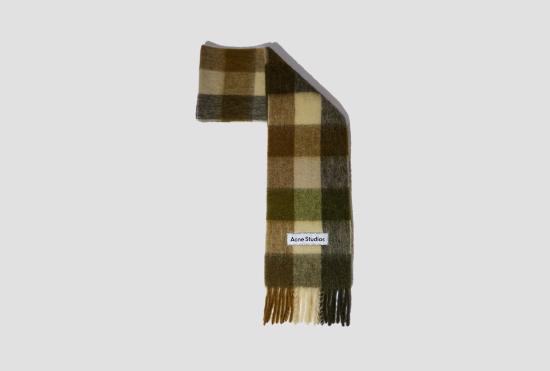 26FW 아크네 스튜디오 모헤어 체크 스카프 FN UX SCAR000115 - ACNE STUDIOS
