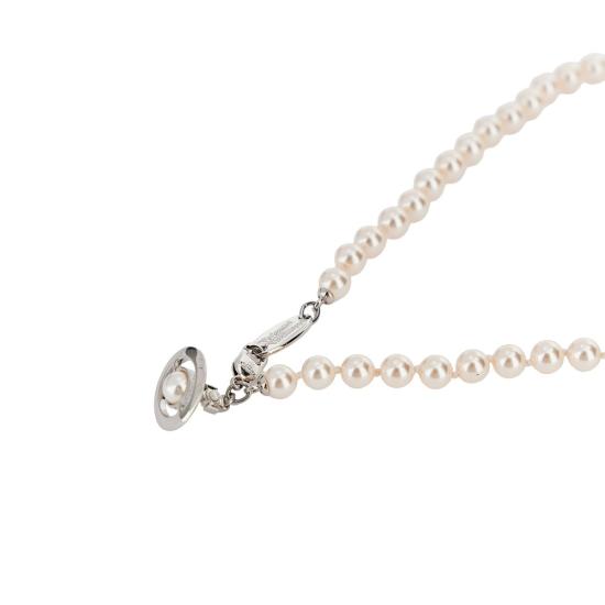26FW 비비안웨스트우드 시모네타 펄 목걸이 시모네타 펄 목걸이 63010085 02P113 CN Silver - VIVIENNE WESTWOOD