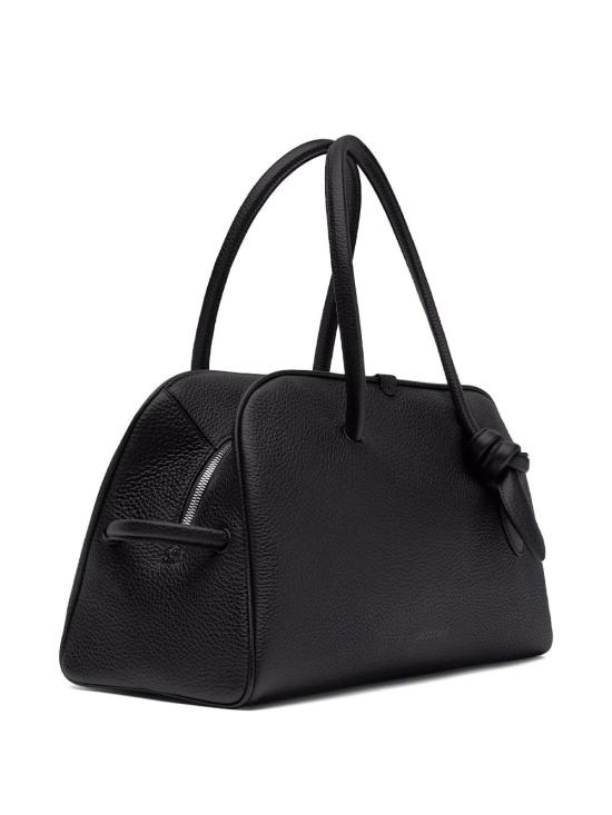 26FW 자크뮈스 투리스모 소프트 볼링백 BAU00427AC03A03 990 BLACK - JACQUEMUS