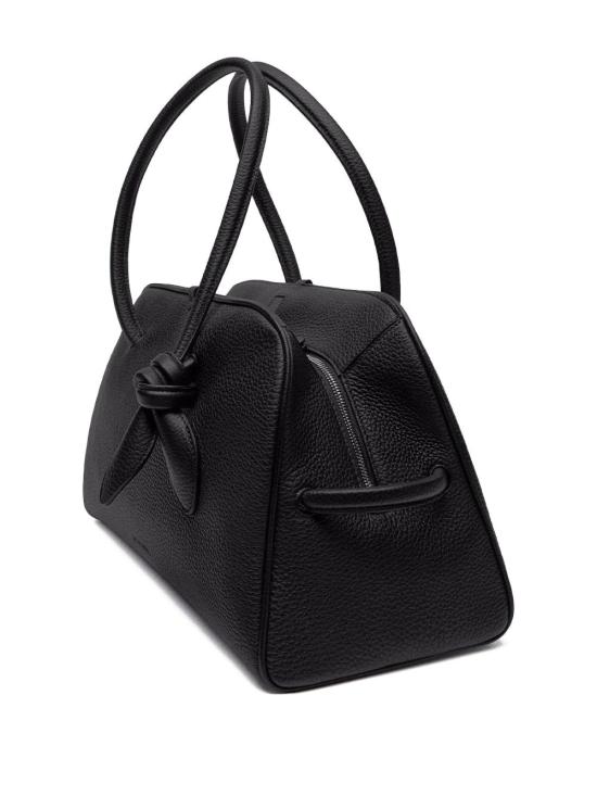 26FW 자크뮈스 투리스모 소프트 볼링백 BAU00427AC03A03 990 BLACK - JACQUEMUS