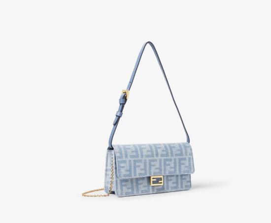 26FW 펜디 숄더백 8M0498 AY6YF1X25 DENIM CERULEO - FENDI