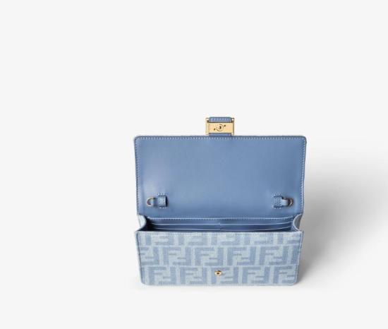 26FW 펜디 숄더백 8M0498 AY6YF1X25 DENIM CERULEO - FENDI