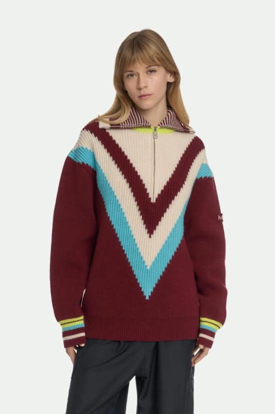 26FW 말로 집업 니트 XMC003 F1B02EN176 BORDEAUX MULTIC - MALO
