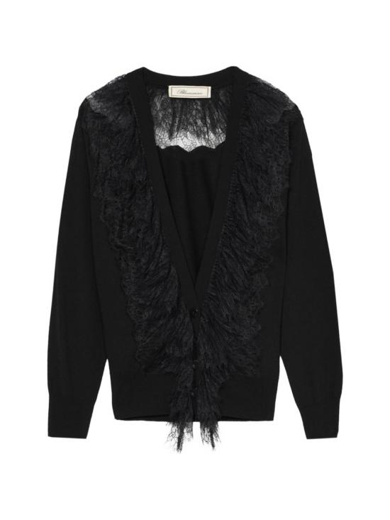 26FW 블루마린 가디건 RF6167 MA31322222 NERO - BLUMARINE
