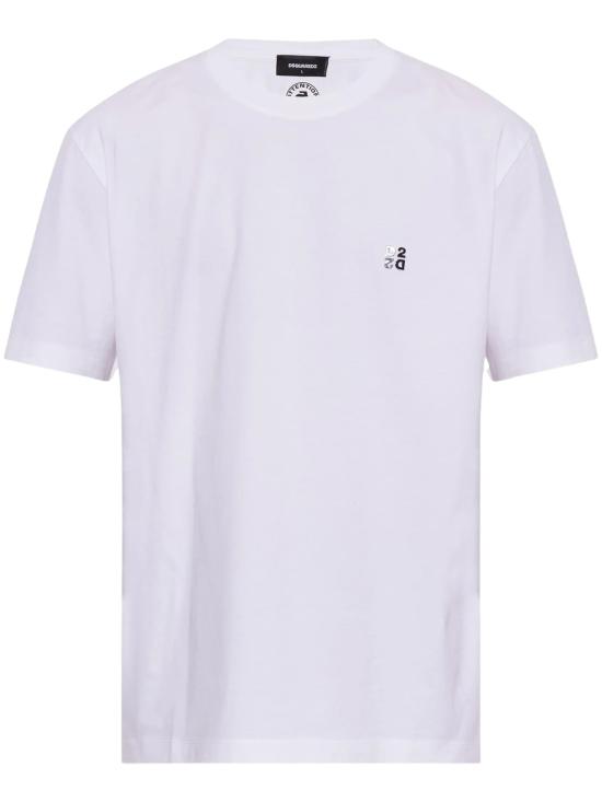 26FW 디스퀘어드2 반팔 티셔츠 S74GD1594 D20136100 WHITE