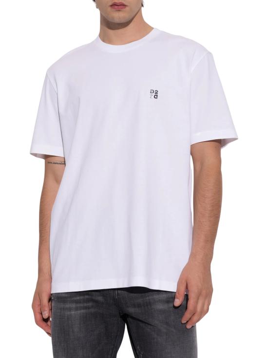 26FW 디스퀘어드2 반팔 티셔츠 S74GD1594 D20136100 WHITE - DSQUARED2