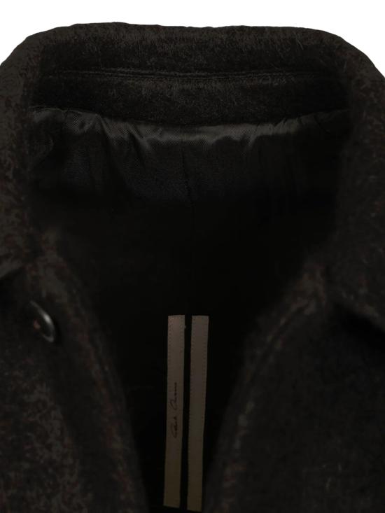 26FW 릭 오웬스 버튼드 브래드 싱글 코트 RU02F4970 WBD09 BLACK - RICK OWENS