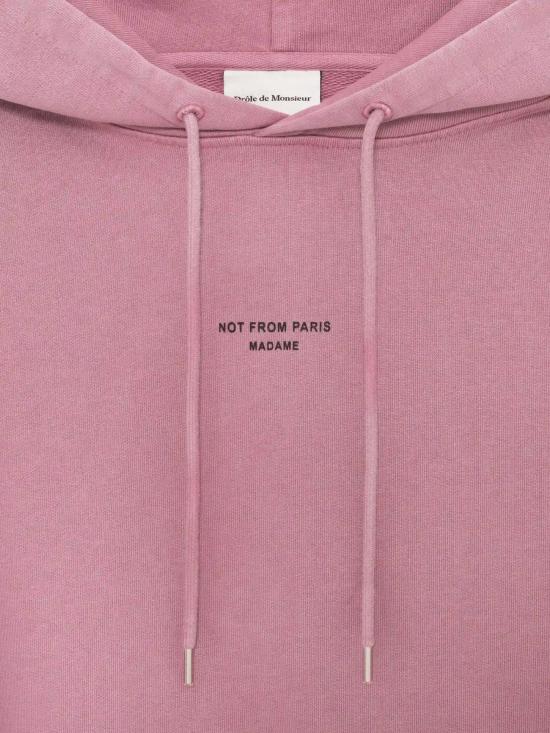 26FW 드롤드무슈 후드 티셔츠 MHO161 CO127DARKPINK - DROLE DE MONSIEUR