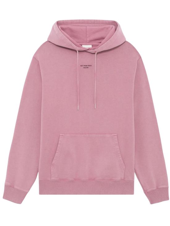 26FW 드롤드무슈 후드 티셔츠 MHO161 CO127DARKPINK
