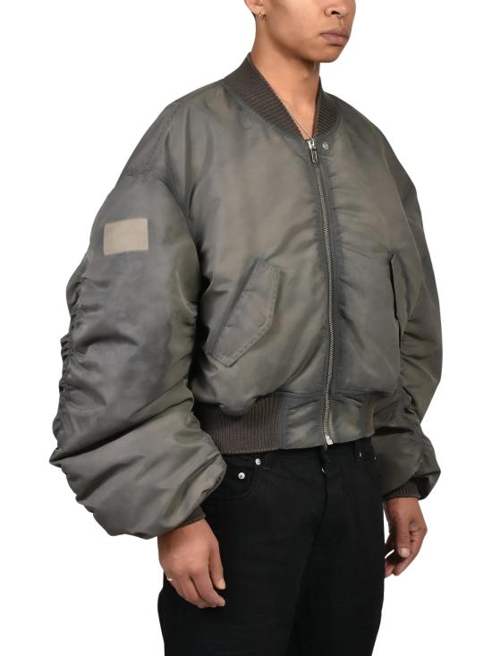 26FW 릭 오웬스 SECCHIA 플라이트 봄버 재킷 RR02F4792 NBFDH378 GREY - RICK OWENS