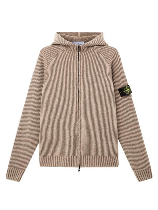 26FW 스톤 아일랜드 핸드메이드 필 후드 니트 가디건 핸드메이드 필 후드 니트 가디건 L2S155100067S0N21 V0094