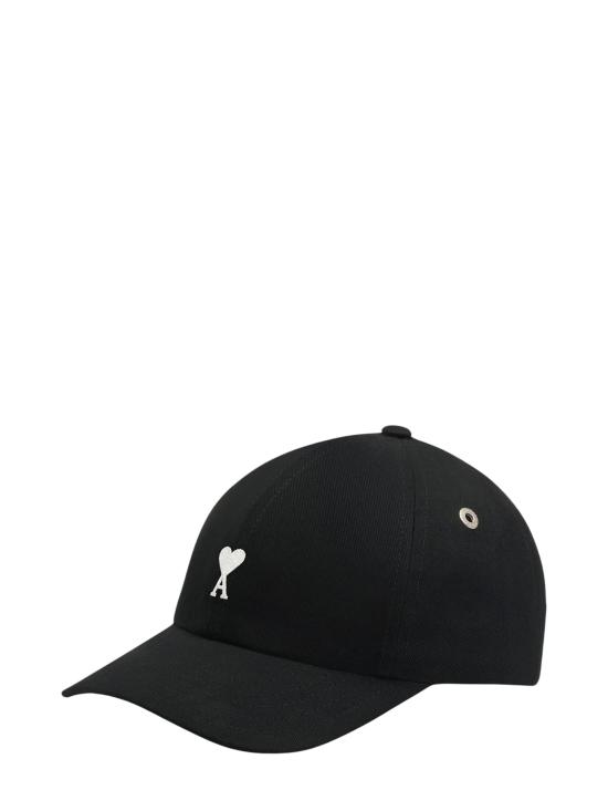 26FW 아미 코튼 ADC 자수 볼캡 UCP265 AW0041001 BLACK - AMI