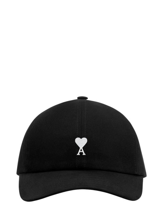 26FW 아미 코튼 ADC 자수 볼캡 UCP265 AW0041001 BLACK