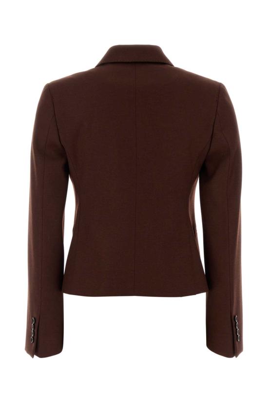 26FW 막스마라 믹스상지아 더블 브레스티드 울 블레이저 2621046273600 058 Burgundy - MAX MARA