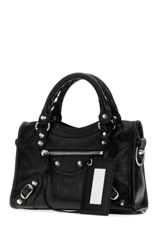 26FW 발렌시아가 르 시티 백 8657632ACLR 1000 Black - BALENCIAGA