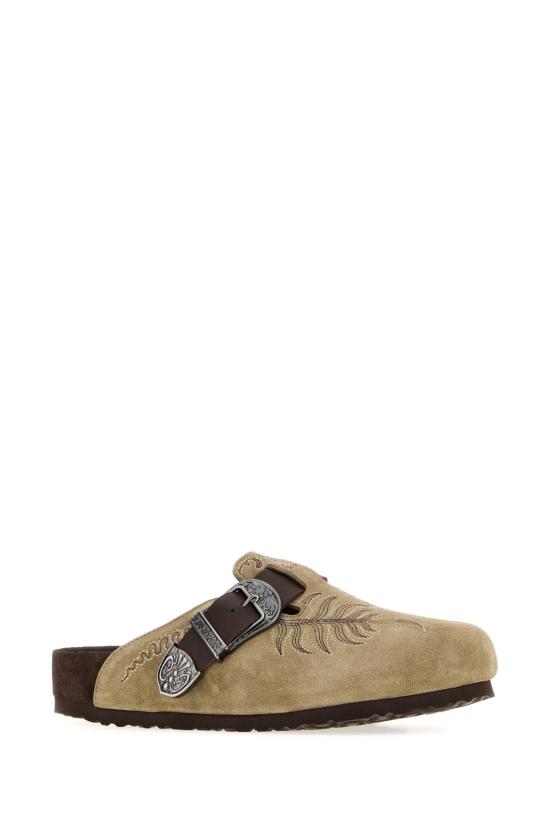26FW 버켄스탁 뮬/슬리퍼 MS4M0001AP12S TAUPE Printed - BIRKENSTOCK