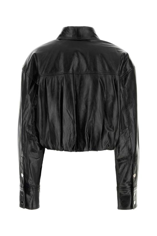 26FW 스포트막스 가죽 자켓 2622446022600 003 Black - SPORTMAX