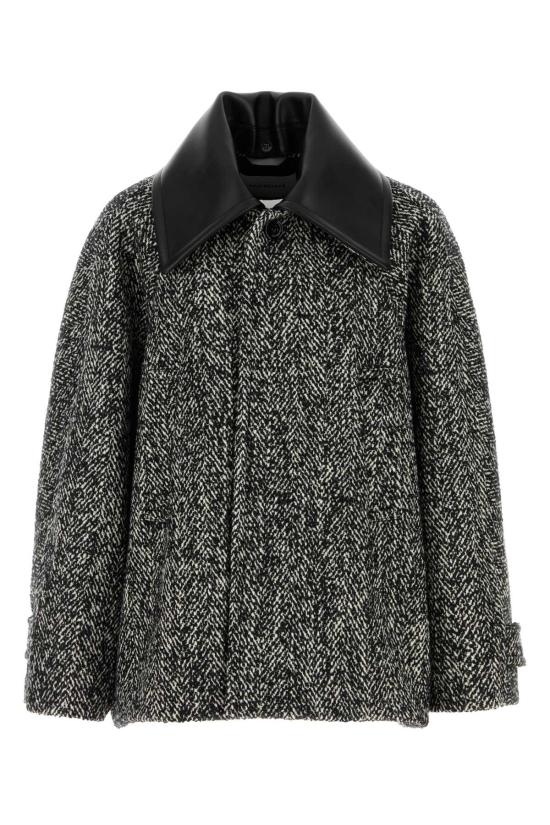 26FW 발렌시아가 코트 A009KKTVU07 1070 BLACKWHITE