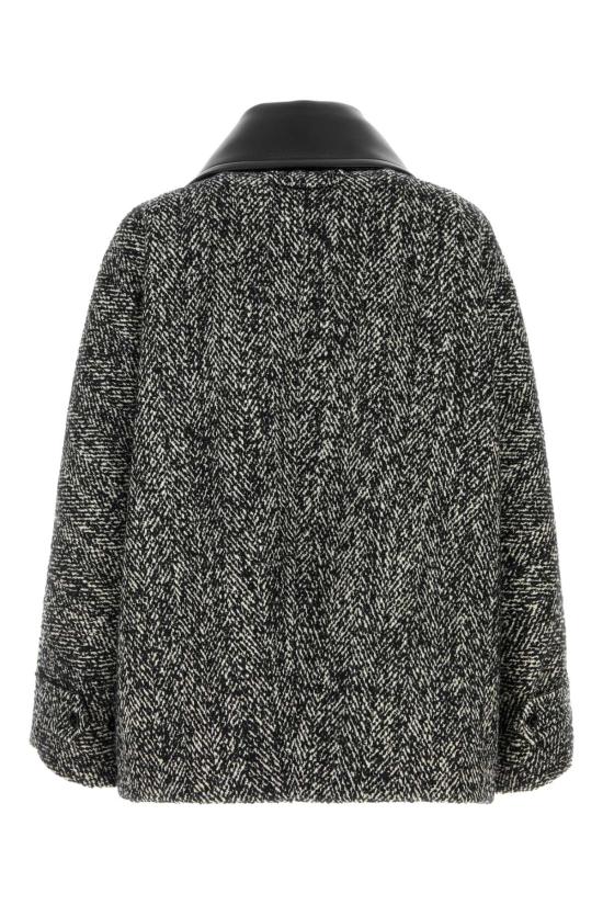 26FW 발렌시아가 코트 A009KKTVU07 1070 BLACKWHITE - BALENCIAGA